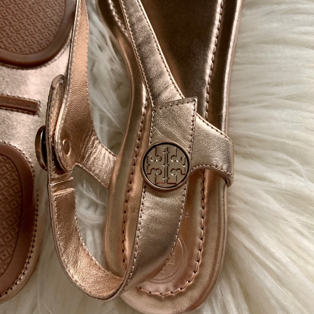 Tory Burch Champagne pink sandals - Picture 5 of 8